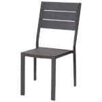 Sedia Tenerife - 62 x 45 x 88 cm - grigio - Verdelook