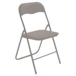 Sedia Slimmy - pieghevole - 43 x 44 x 79 cm - tortora - Verdelook