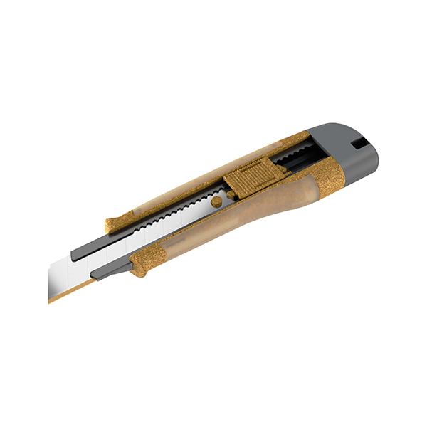 MD_105651 Cutter multiuso - ecologico - lama a spezzare 18mm - Uttil - immagine 1