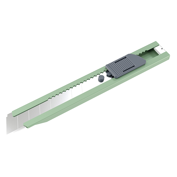 MD_105653 Cutter multiuso - in metallo - lama a spezzare standard - Uttil - immagine 1