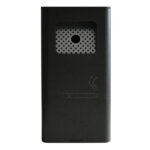 Posacenere murale - acciaio - 17,5 x 10,5 x 34 cm - 2 L - nero - Stilcasa
