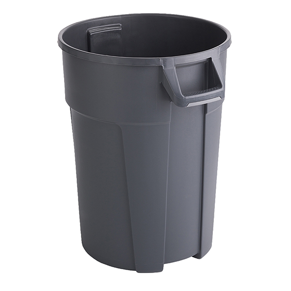 MD_105853 Pattumiera Cestone Titan - 120 L - grigio - Rotho - immagine 1