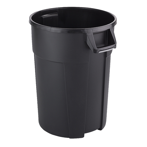 MD_105855 Pattumiera Cestone Titan - 120 L - nero - Rotho - immagine 1
