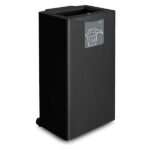 Gettacarte FRONT - 44,5 x 35 x 89 cm - 90 L - nero - Stilcasa