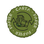 Etichetta in vinile raccolta differenziata Stik - carta - autoadesiva - 10,5 x 10,5 cm - PVC - verde - Medial International