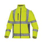 Giacca Softshell Moonlight 2 alta visibilità - poliestere - taglia M - giallo fluo - Deltaplus