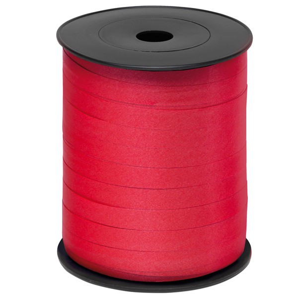 MD_88182 Rocca di nastro liscio 6800 - 9,5 mm x 250 mt - rosso 07 - Brizzolari - immagine 1