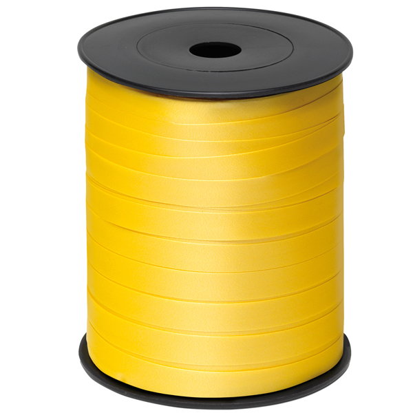 MD_88187 Rocca di nastro liscio 6800 - 9,5 mm x 250 mt - giallo 02 - Brizzolari - immagine 1