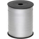 Rocca di nastro liscio 6800 - 9,5 mm x 250 mt - argento 04 - Brizzolari