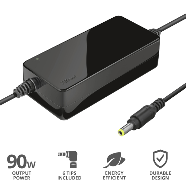 MD_93718 Caricabatterie universale Primo - per laptop fino a 90W - Trust - immagine 1