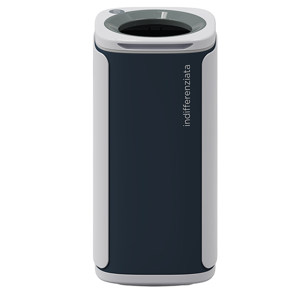 MD_98812 Cestino gettacarte Wastee - per raccolta differenziata - 60 L - Grigio - Kobra - immagine 1