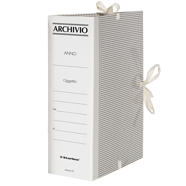 MD_STL7420 Faldone - lacci incollati - tela - 35 x 25 cm - dorso 10 cm - Starline - immagine 1