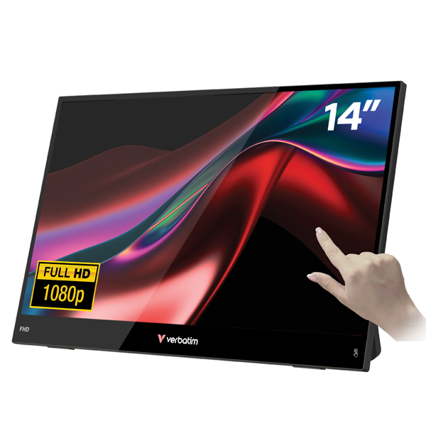 MD_VERB32400 Monitor portatile - 14"- FHD Touchscreen LIGHT - Verbatim - immagine 1