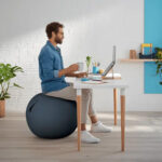 Palla Ergo Cosy - da seduta - 65 cm - grigio - Leitz - immagine 2