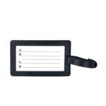 Targhette per valigia Explora - 10,5 x 6,5 cm - azzurro nero - Lebez - immagine 2