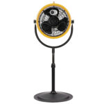 Ventilatore INDUSTRIALI CAT HVD-14AC - da terra, parete e soffitto - 120 W - diametro 35 cm - 51 x 51 x 130 cm - giallo/nero - CFG - immagine 3
