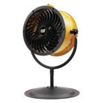 Ventilatore INDUSTRIALI CAT HVD-14AC - da terra, parete e soffitto - 120 W - diametro 35 cm - 51 x 51 x 130 cm - giallo/nero - CFG - immagine 4