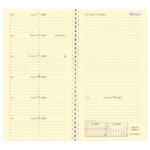 Agenda settimanale Italnote S 2027 - c/spirale - copertina Impala - 8,8 x 17 cm - nero - Quo Vadis - immagine 2