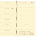 Agenda settimanale Italnote S 2027 - c/spirale - copertina Impala - 8,8 x 17 cm - nero - Quo Vadis - immagine 3