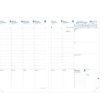 Agenda settimanale Prenote 2027 - copertina Impala - 21 x 29,7 cm - nero - Quo Vadis - immagine 3