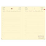 Agenda giornaliera - Daily 21 Prestige 2027 - 13 x 21 cm - copertina Silk - bordeaux - Quo Vadis - immagine 2
