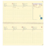 Agenda settimanale Planital 2027 - c/spirale - 8,8 x 17 cm - copertina Soho - blu acciaio - Quo Vadis - immagine 2