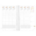 Agenda settimanale Time&Life Pocket 2027 - 10 x 15 cm - rosa cangiante - Quo Vadis - immagine 2