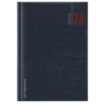 Libro prenotazioni ristorante 2027 - con copertina similpelle imbottita - 21 x 30 cm - blu