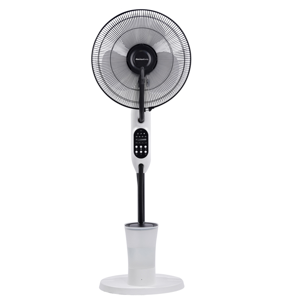 MD_102213 Ventilatore Mistic Fan - da terra - con nebulizatore - serbatoio 2,8 L - 80 W - diametro 40 cm - 43 x 40 x 125 cm - Melchioni family - immagine 1