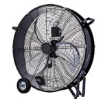 Ventilatore industriale MF 2460IND - da terra - con ruote - 3 velocità - 180 W - diametro 60 cm - Melchioni Family