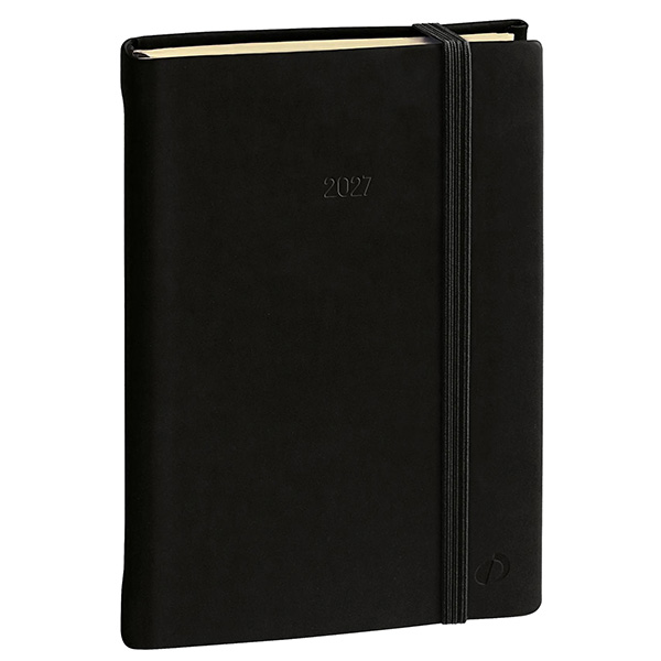 MD_92981 Agenda settimanale Ministro Prestige 2027 - 16 x 24 cm - silk nero - Quo Vadis - immagine 1