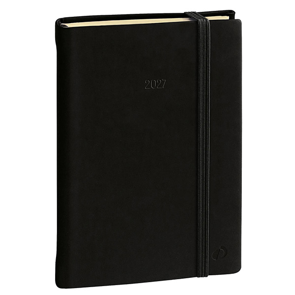MD_94609 Agenda giornaliera - Daily 21 Prestige 2027 - 13 x 21 cm - copertina Silk - nero - Quo Vadis - immagine 1