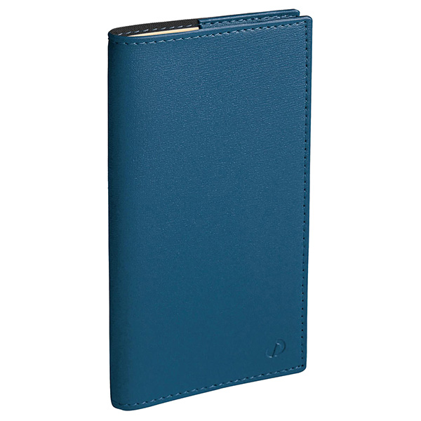 MD_94613 Agenda settimanale Planital 2027 - c/spirale - 8,8 x 17 cm - copertina Soho - blu acciaio - Quo Vadis - immagine 1
