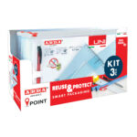 Serie UNI - coppia squadre 30 cm + portamine 0,7mm - Arda - immagine 3