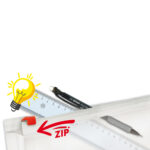 Serie UNI - coppia squadre 30 cm + portamine 0,7mm - Arda - immagine 5