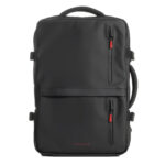 Zaino Travel Backpack Drop2Go - 30 x 15 x 45 cm - gomma - nero - In Tempo - immagine 6