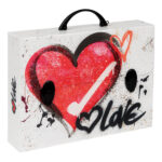 Valigetta polionda Grafitti - 27 x 37,5 cm - dorso 8 cm - fantasie assortite - Favorit - immagine 4