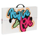 Valigetta polionda Grafitti - 36,5 x 56,5 cm - dorso 5,5 cm - fantasie assortite - Favorit - immagine 2