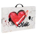 Valigetta polionda Grafitti - 36,5 x 56,5 cm - dorso 5,5 cm - fantasie assortite - Favorit - immagine 3