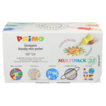 Tempera base d'acqua - 50 ml - colori assortiti - Primo - box 32 pezzi - immagine 2