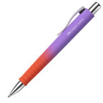 Poly Ball + Poly Pen Flow - fusto colori assortiti - Faber-Castell - expo da 28 pezzi - immagine 2