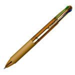 Penna a sfera scatto multifunzione 4 Multi Color - Cromo - colori assortiti - Osama - expo 42 pezzi - immagine 2