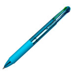 Penna a sfera scatto multifunzione 4 Multi Color - Cromo - colori assortiti - Osama - expo 42 pezzi - immagine 4