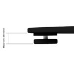 Multibrackets - Piantana da pavimento 46"-65" - Vesa 700x400 - Max 50kg - regolabile in altezza fino a 180 cm - immagine 6