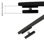 Multibrackets - Piantana da pavimento 75" - Vesa 800x400 - Max 60kg - regolabile in altezza fino a 180 cm - immagine 10