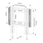 Neomounts - Staffa a parete fissa - Ultraslim - 32"-50" - VESA 200x200 - Max 40kg - immagine 3