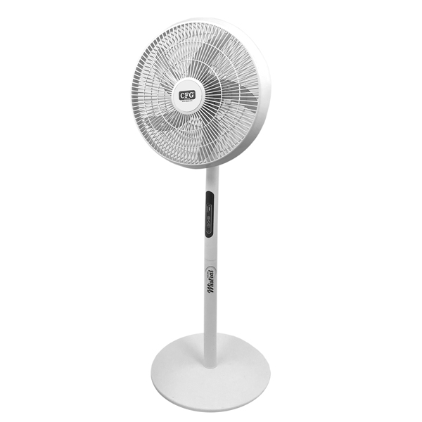 MD_102204 Ventilatore Mistral - da terra - con pannello solare - diametro 40 cm - altezza 112 cm - CFG - immagine 1