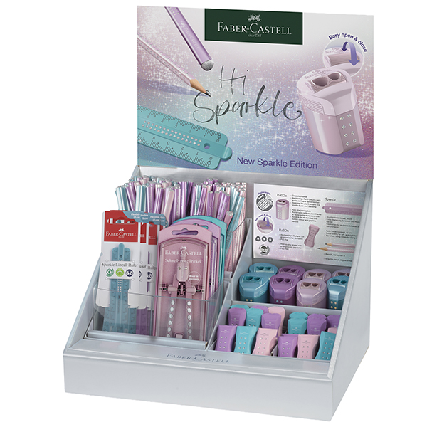 MD_102351 Sparkle Family - accessori assortiti - Faber Castell - expo 236 pezzi - immagine 1