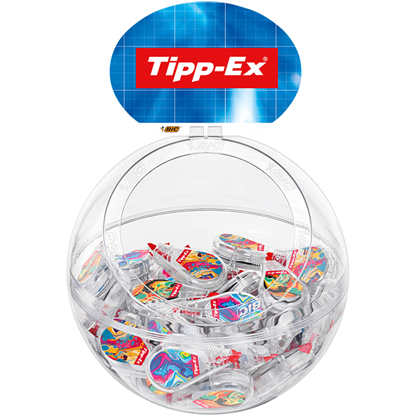 MD_103551 Mini pocket mouse Decor - Tipp-ex - expo 40 pezzi - immagine 1