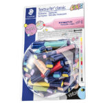 Evidenziatore Textsurfer® Pastel - punta a scalpello - tratto 1,0-5,0mm - colori assortiti - Staedtler - expo 100 pezzi